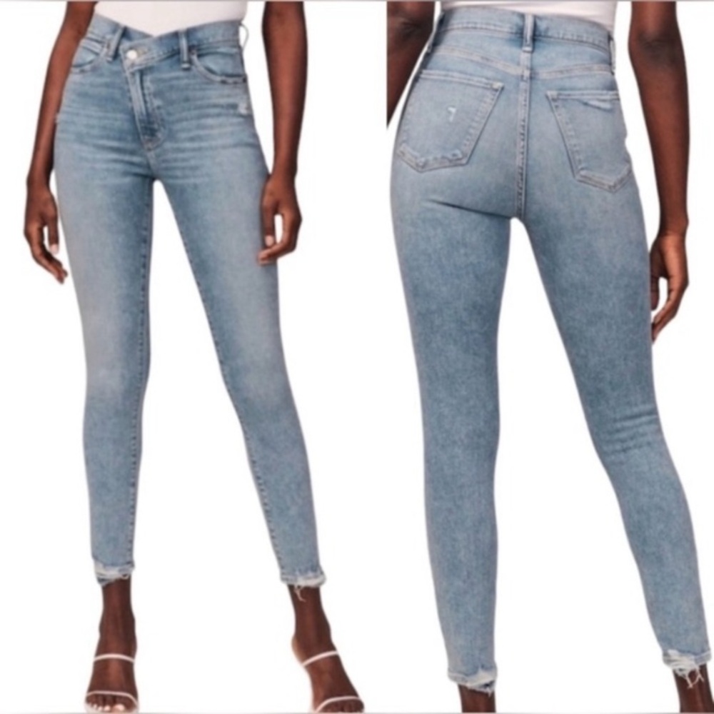Abercrombie & Fitch The Super skinny high rise ankle jeans curve love 10/30s